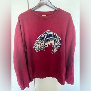 Billionaire Boys Club Space Trout Crewneck Sweater in XL